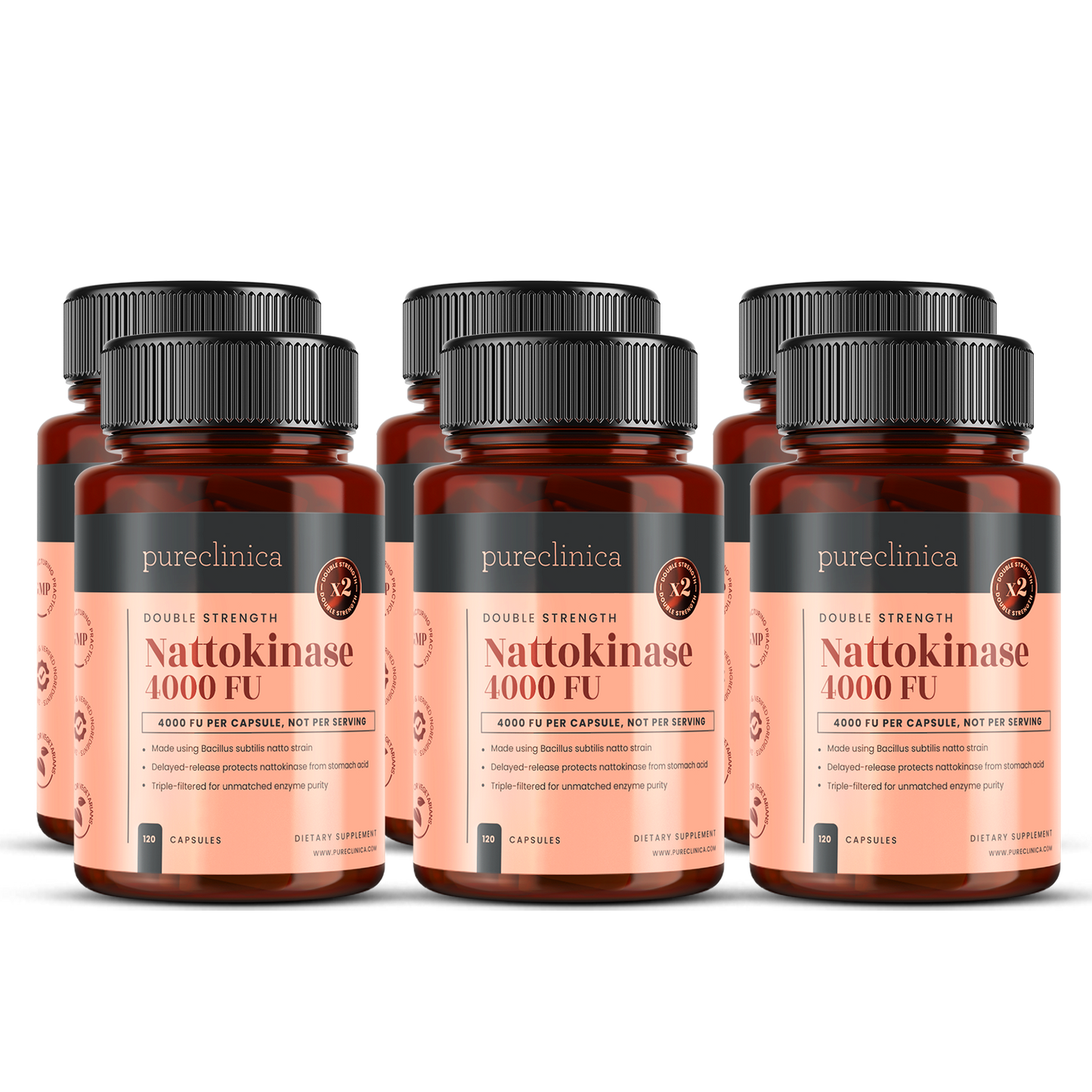 Nattokinase 4000 FU x 120 capsules