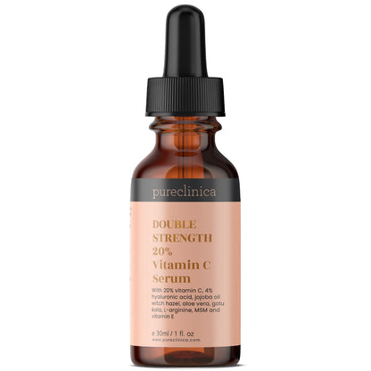 20% Vitamin C Serum (with HA, L-Arginine, Vitamin E, & Ferulic Acid) – 30ml / 1 fl oz