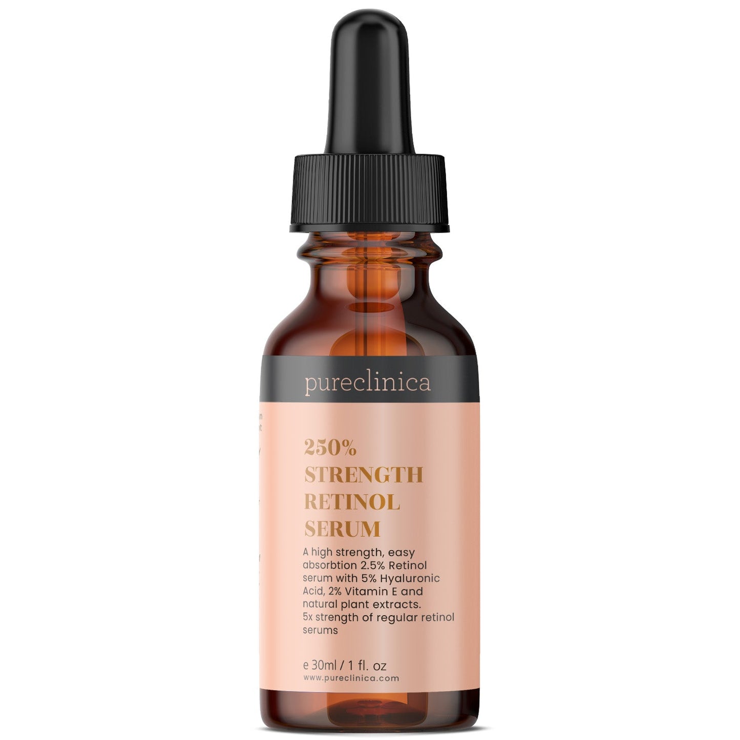 2.5x Strength Retinol Serum with HA & Vitamin E – 30ml / 1 fl oz