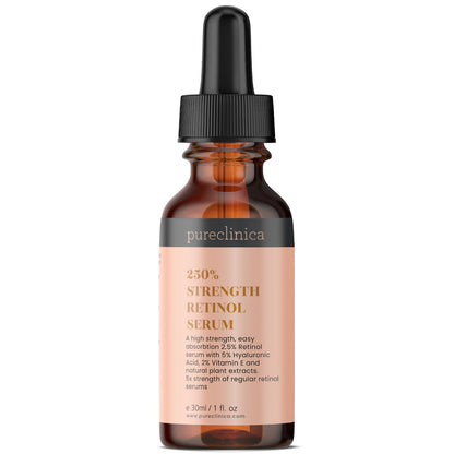 2.5x Strength Retinol Serum with HA & Vitamin E – 30ml / 1 fl oz