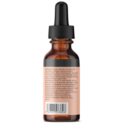 Triple Strength Vitamin C, E & Ferulic Acid Serum (w/Retinol & Hyaluronic Acid) 30ml / 1 fl oz