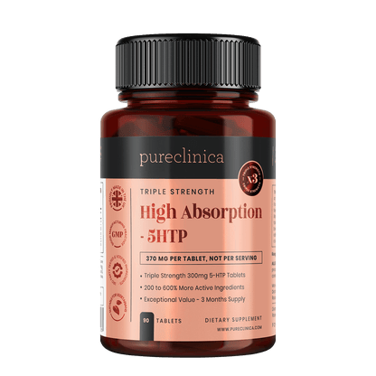Triple Strength 5-HTP (300mg x 90 tablets) - High Absorption