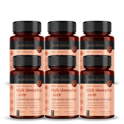 Triple Strength 5-HTP (300mg x 90 tablets) - High Absorption