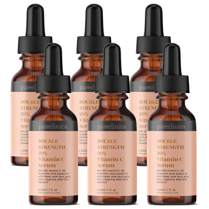 20% Vitamin C Serum (with HA, L-Arginine, Vitamin E, & Ferulic Acid) – 30ml / 1 fl oz