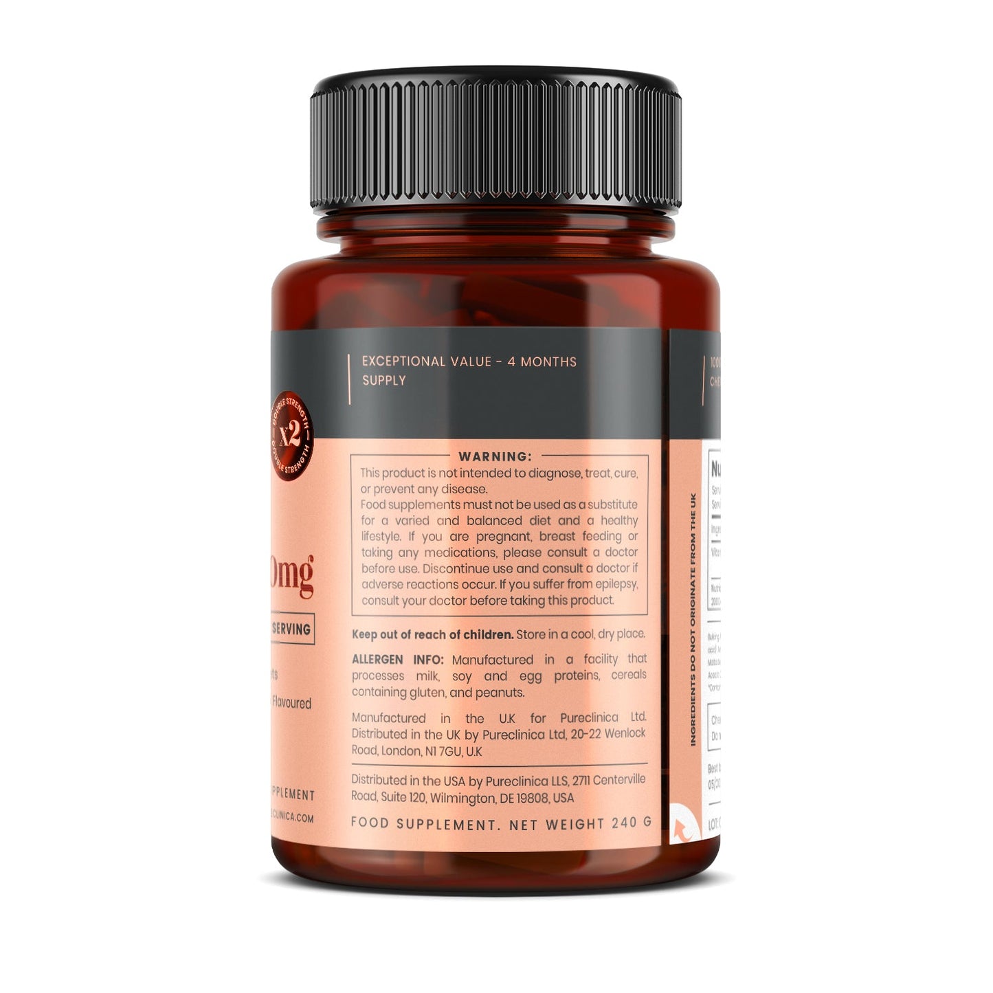 Chewable Vitamin C 1000 mg  x 120 tablets