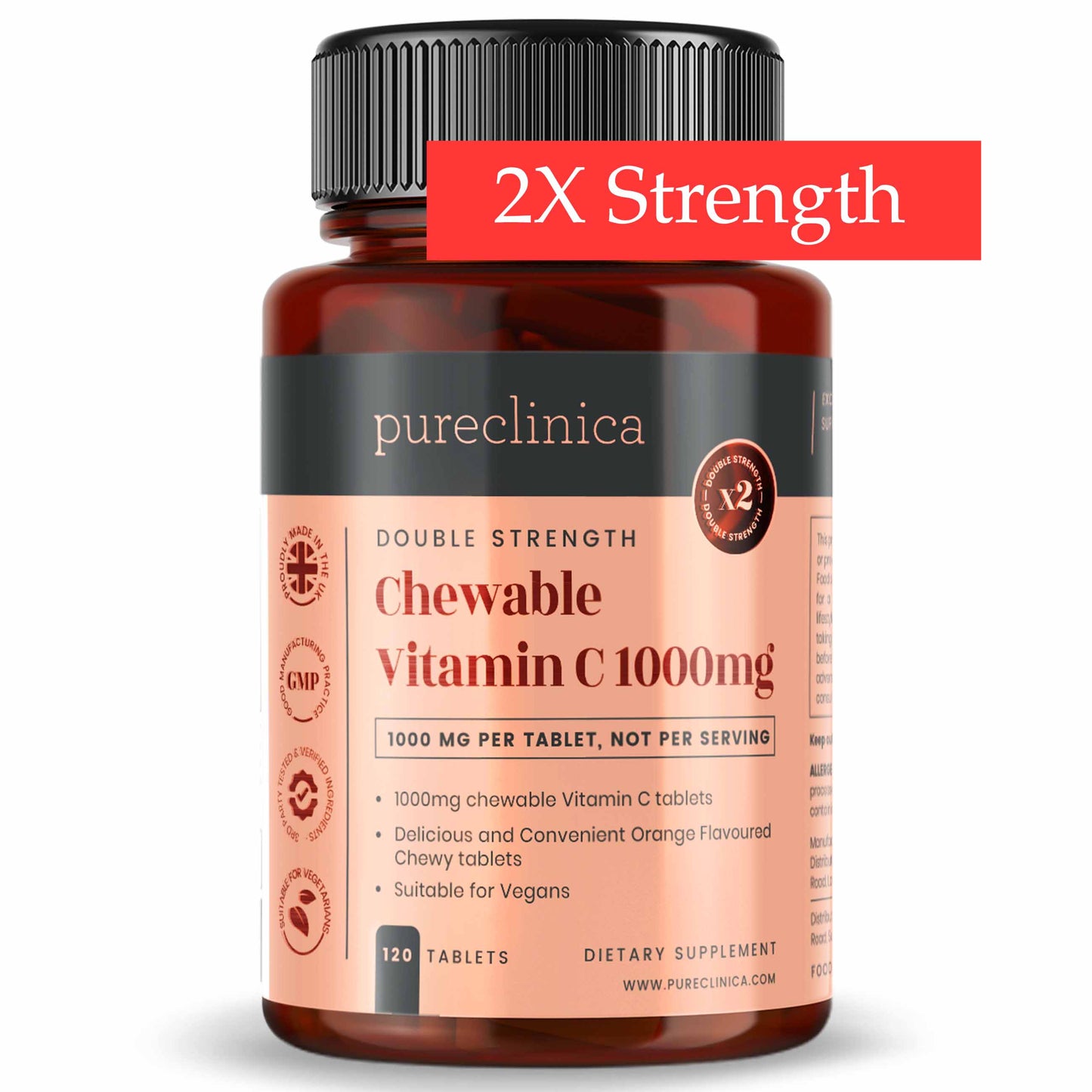 Chewable Vitamin C 1000 mg  x 120 tablets
