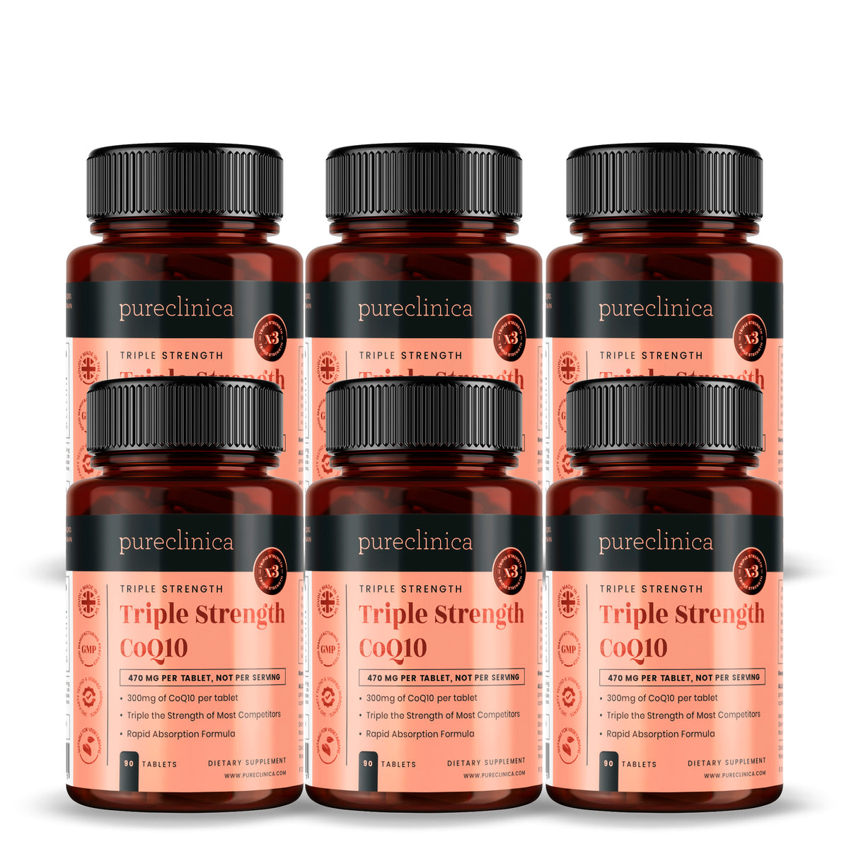 Coenzyme Q-10 300mg x 90 tablets - 3 month supply