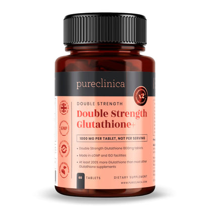 Double Strength Glutathione with ALA and Vit C - 1000mg x 60 tablets.