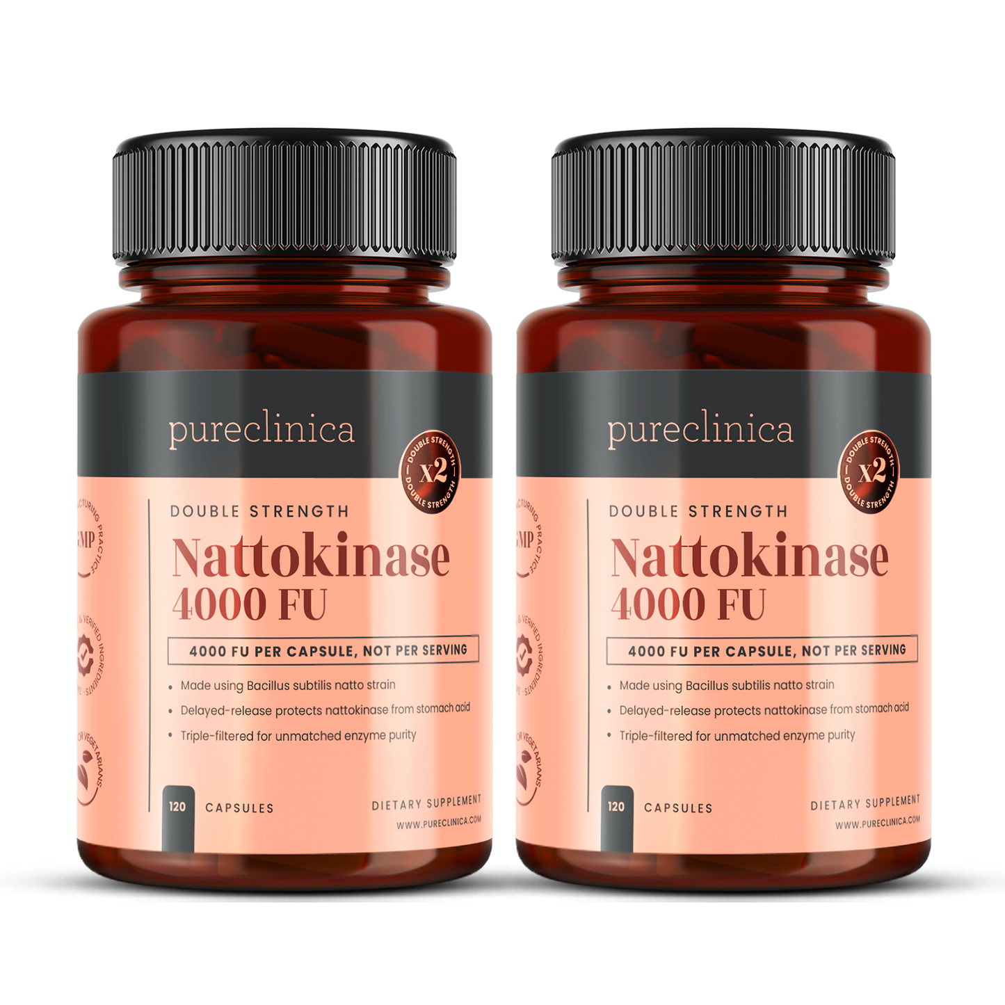 Nattokinase 4000 FU x 120 capsules