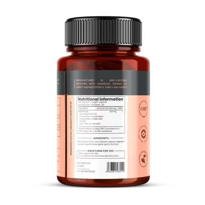 Nattokinase 4000 FU x 120 capsules