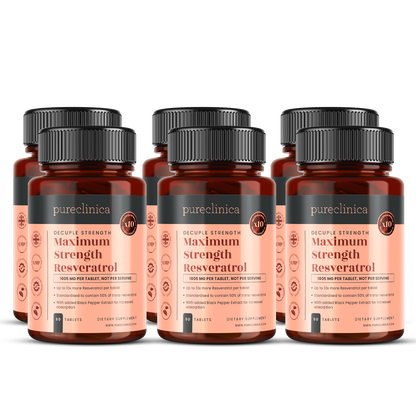 Max Strength Resveratrol 1000mg x 90 tablets - 50% trans-reseveratrol