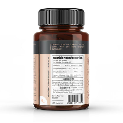 PhosphatidylSerine 350mg + PhosphatidylCholine 50mg - 350mg x 60 Tablets