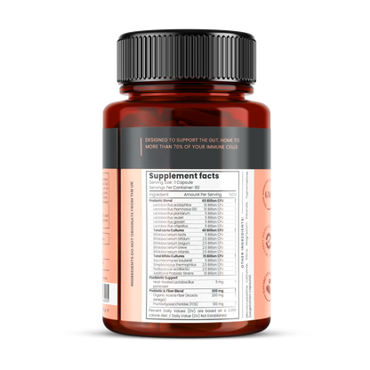Probiotics 14 strains, 65 Billion CFUs x 90 capsules (with Pre+Post)