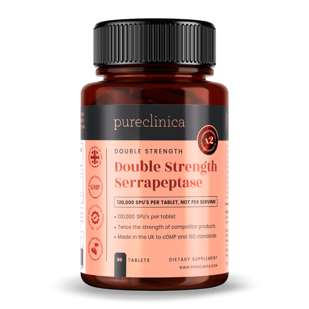 Serrapeptase 120,000 SPUs x 90 tablets