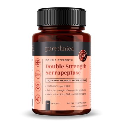 Serrapeptase 120,000 SPUs x 90 tablets