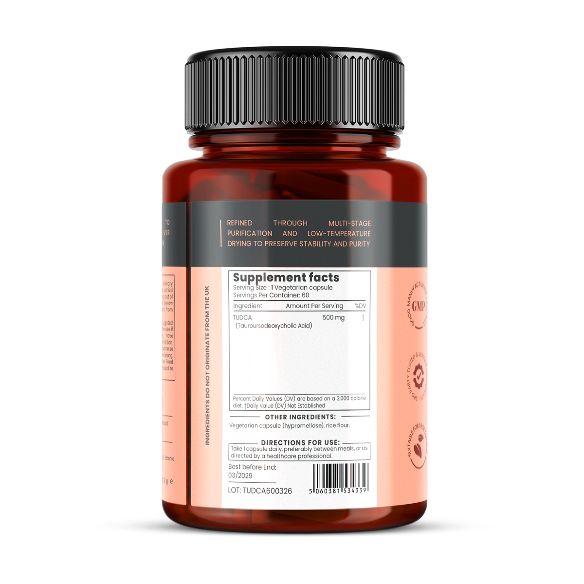 TUDCA 500mg x 60 Capsules