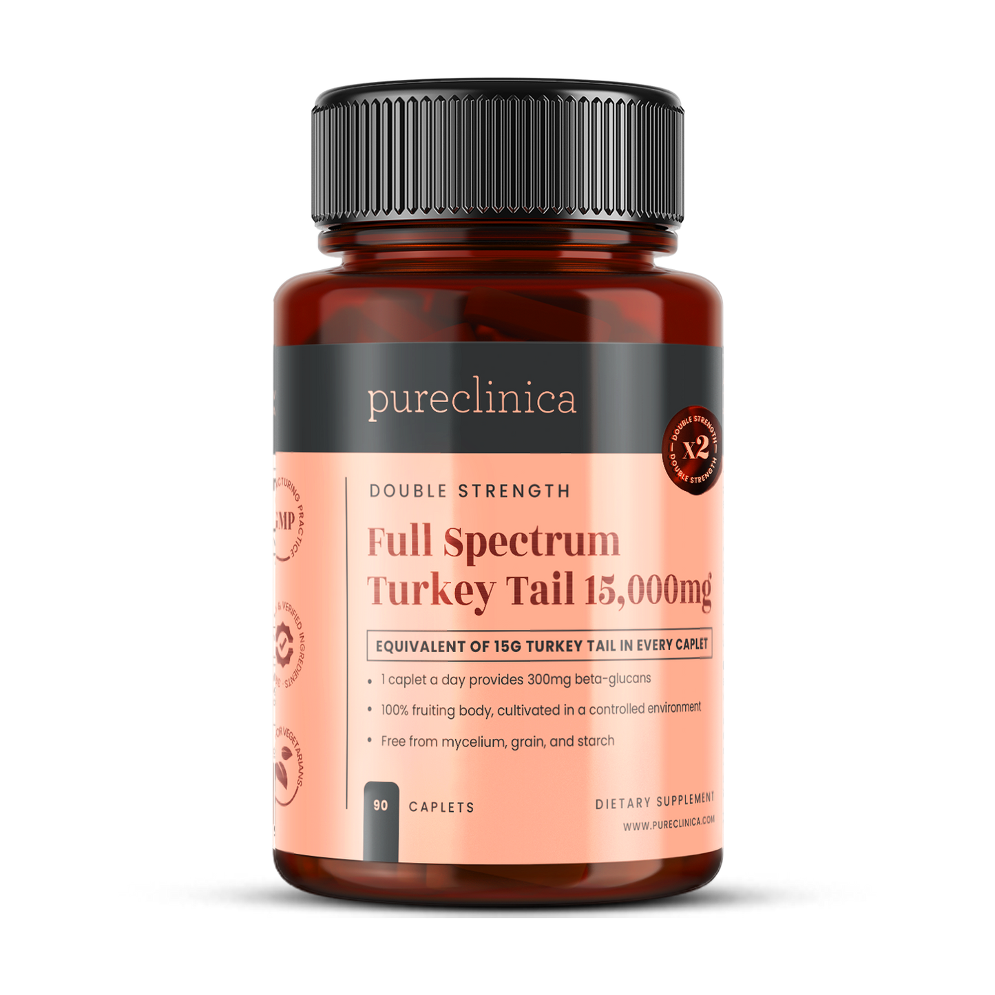 Turkey T Mushroom, 15,000mg Full Spectrum