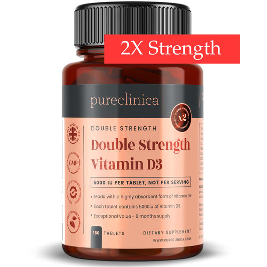 Vitamin D3 5000iu Tablets - 180 per bottle - 6 months supply