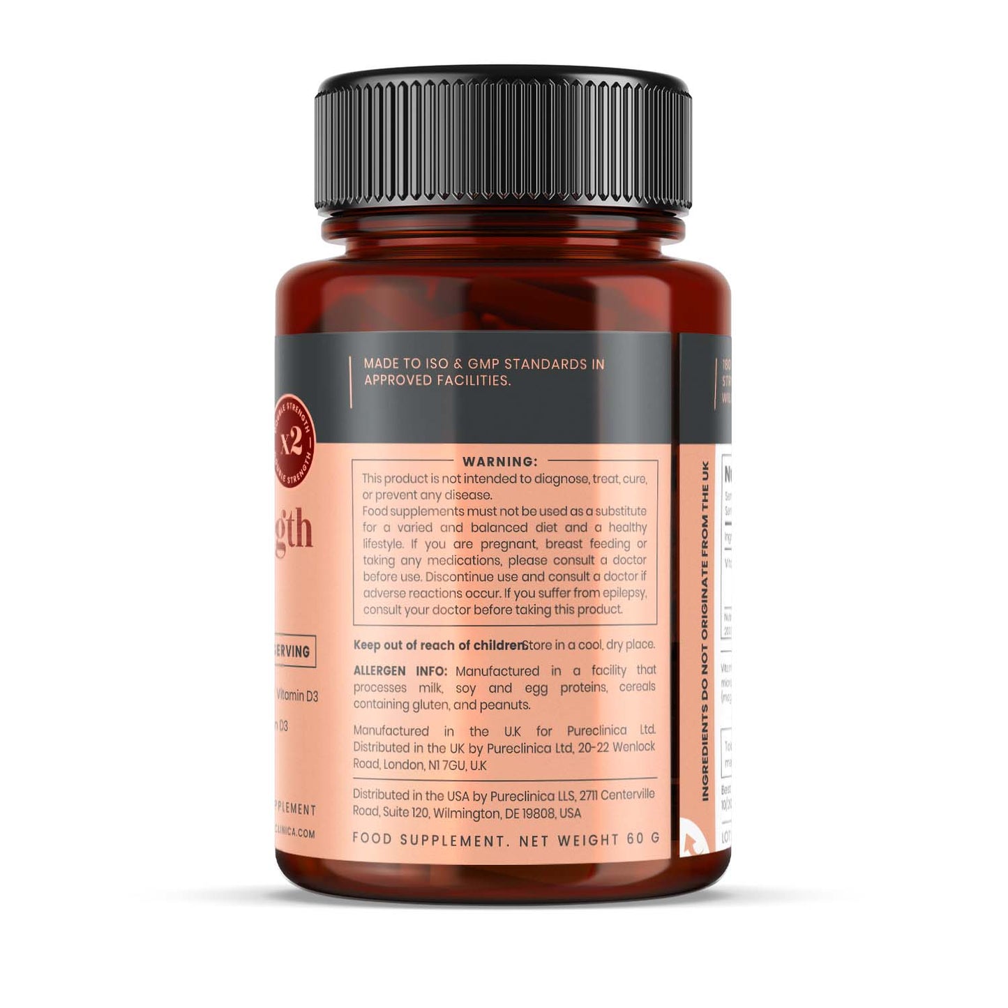Vitamin D3 5000iu Tablets - 180 per bottle - 6 months supply